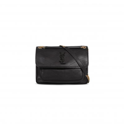 YSL NIKI MEDIUM CHAIN BAG IN LAMBSKIN 498894633158 (28*20.5*8.5cm)
